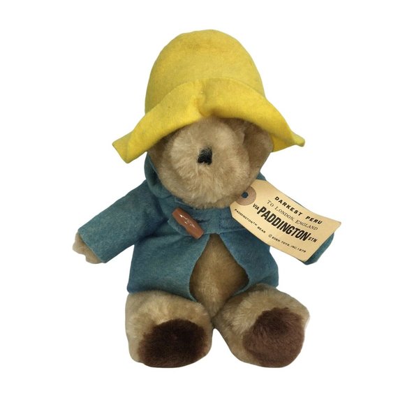 Eden Toys Other - Paddington Bear Plush Darkest Peru To London England 11" Eden Toys Vintage 1975
